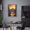 5D Diamond Art Kits for Adults, Big Horned Deer Diamond Painting Art Sunset Landscape DIY Full Round Drill Kits, Embroidery Rhinestone Diamond Crystal Craft Canvas Home Wall Decor